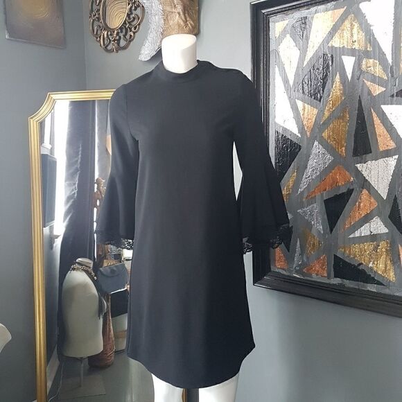 Zara Black Mini Dress - Picture 3 of 10